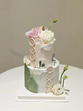 鲜花周岁礼·奶油霜蛋糕