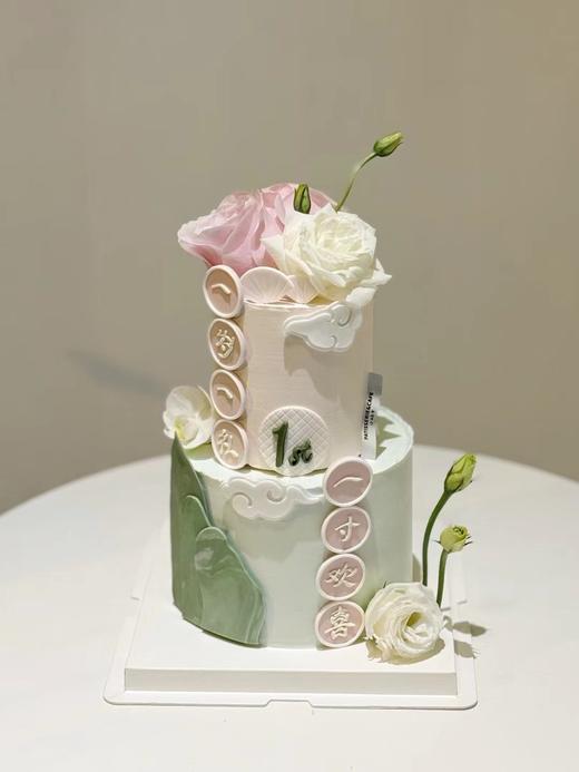 鲜花周岁礼·奶油霜蛋糕 商品图0