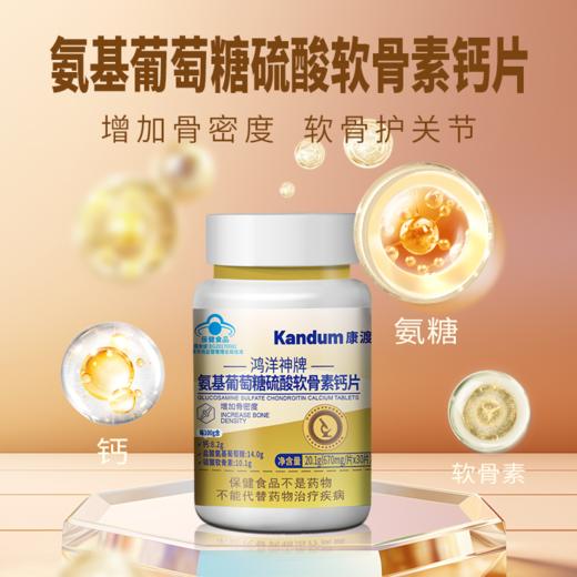 一价到底 【康渡氨糖软骨素钙片】关节养护不能只补钙，钙+氨糖+软骨素，三大营养增强您的骨密度！10瓶到手只要169！ 商品图3