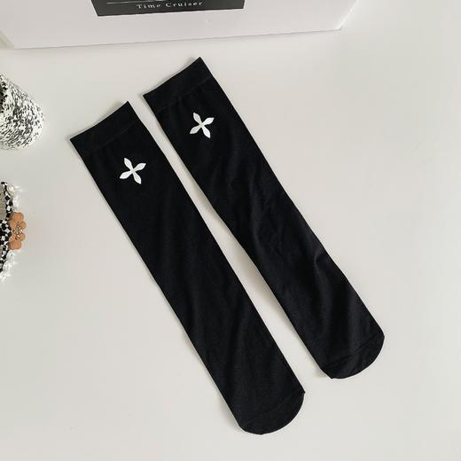 jk小腿袜女袜薄款丝袜长袜夏季夏天长筒瘦腿日系纯色冰冰袜十字心/双 商品图4