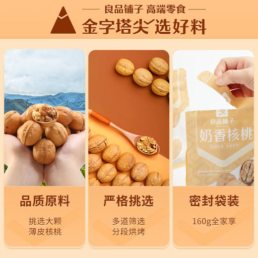 良品铺子奶香核桃100g（1558礼盒） 商品图4