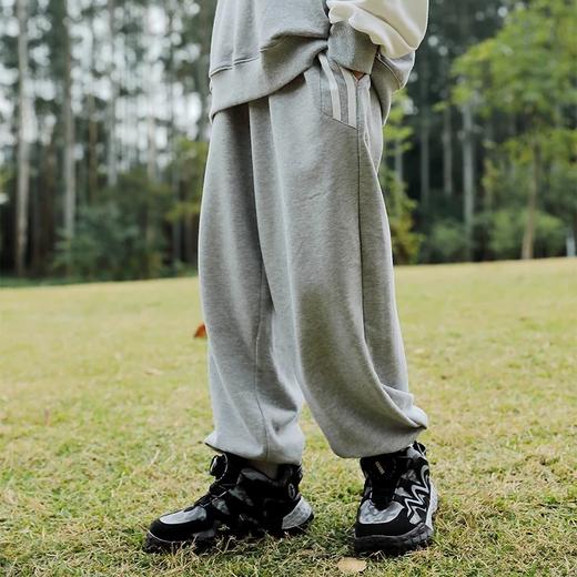 【2024新款】龙之涵 亲子款“小格雷”休闲运动卫裤 中大童毛圈布休闲裤 婴幼儿A类标准 100-185码2色可选 商品图7