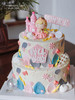 「粉粉城堡·小公主」名字岁数可改·翻糖巧克力·100%动物奶油（附图6寸·提前4天预订） 商品缩略图5
