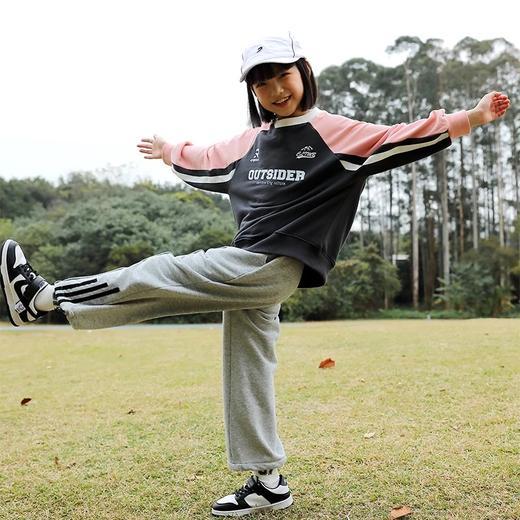 【24年新款】龙之涵 亲子款“小格雷”两穿运动卫裤 婴幼儿A类标准 100-185码2色可选 商品图9