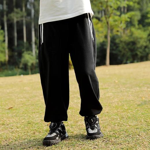 【2024新款】龙之涵 亲子款“小格雷”休闲运动卫裤 中大童毛圈布休闲裤 婴幼儿A类标准 100-185码2色可选 商品图11