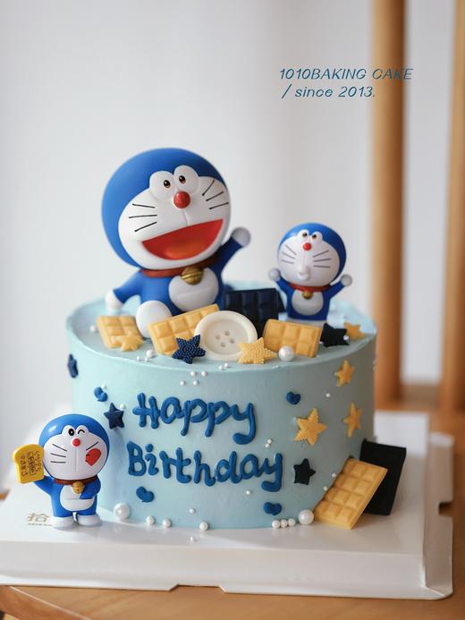 「哆啦A梦Doraemon·机器猫叮当」100%动物奶油（附图6寸·提前8小时预订） 商品图0