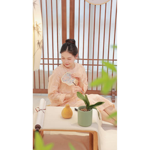 【抖音专属】【和光同尘】斜襟连衣裙（24707260-十样锦） 商品图2