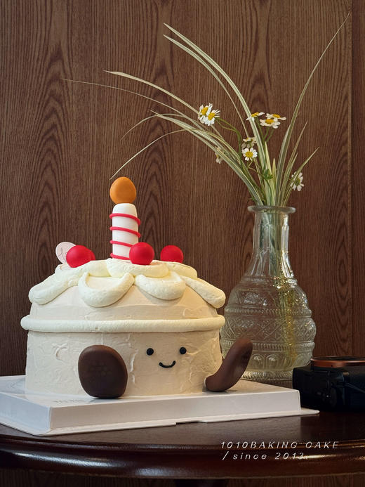 「Jellycat·蜡烛小可爱」翻糖巧克力·100%动物奶油（附图5寸·提前48小时预订） 商品图1