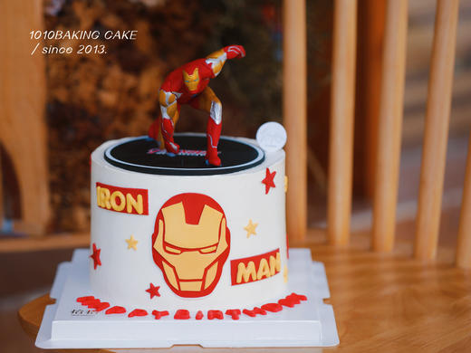 「钢铁侠·复仇者联盟」翻糖巧克力·100%动物奶油（附图6寸加高·提前5天预订） 商品图2