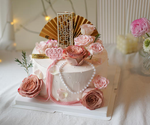 新中式鲜花蛋糕（需提前三小时预定） 商品图0