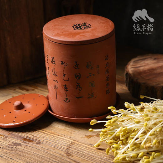活力陶芽乐罐（发芽罐，随机送两包生态豆子）| 公平贸易 *Sprouting jar | Fair-Trade 商品图0