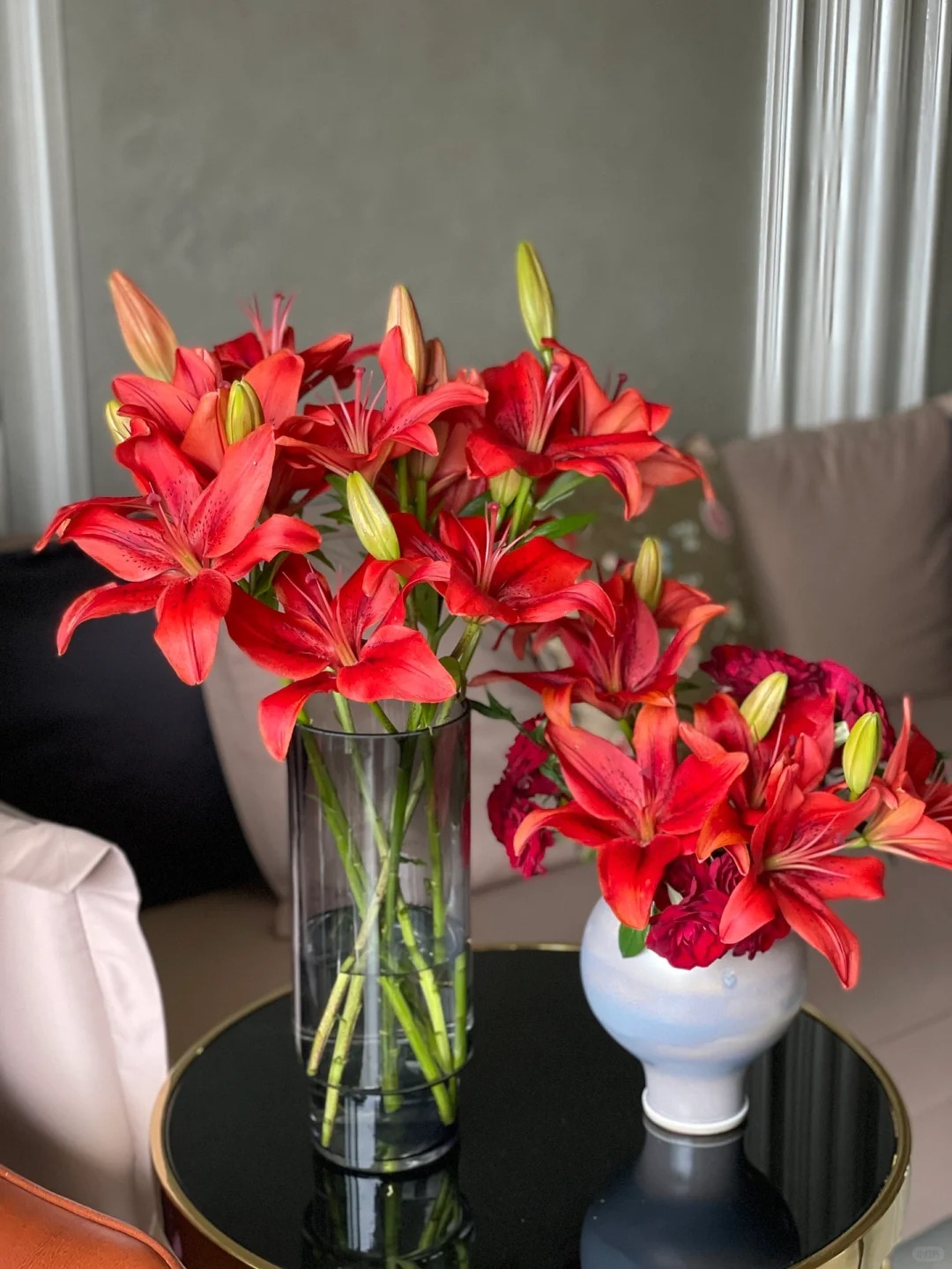 红宝石多头百合5支