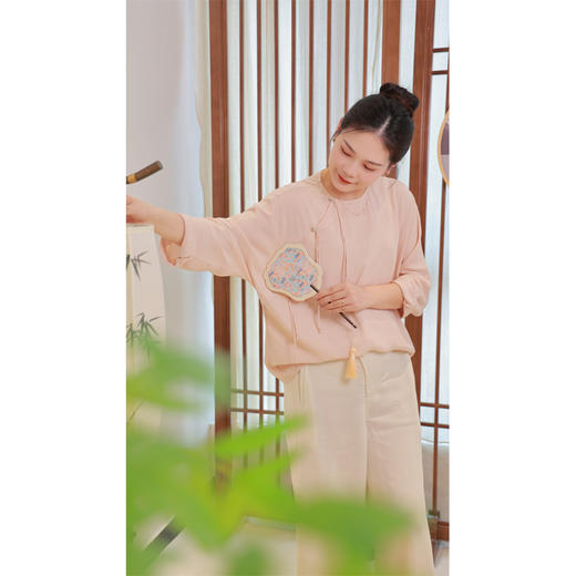 【抖音专属】阔腿裤（24709217黄润） 商品图1