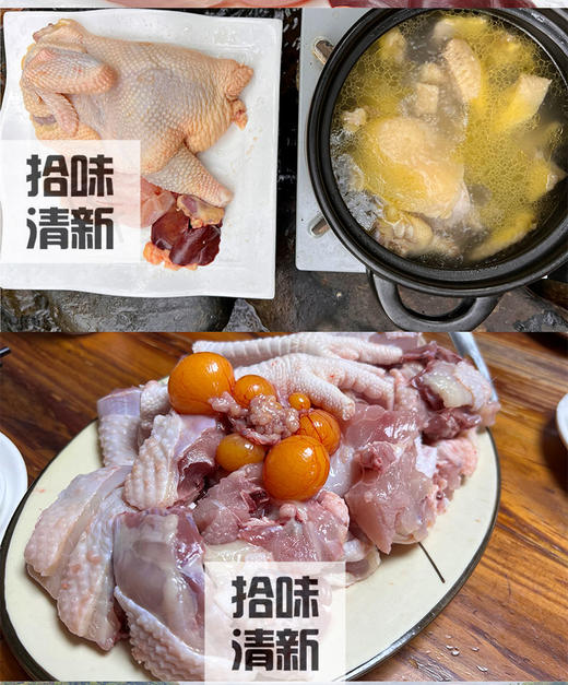 食斗广东清远清新本地鸡清远鸡新鲜鸡2只装单只2.2斤以上保鲜发货 商品图5