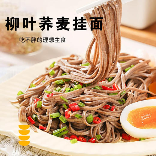 柳叶挂面500g-900g【长寿丨竹叶丨荞麦丨和乐面】 商品图1