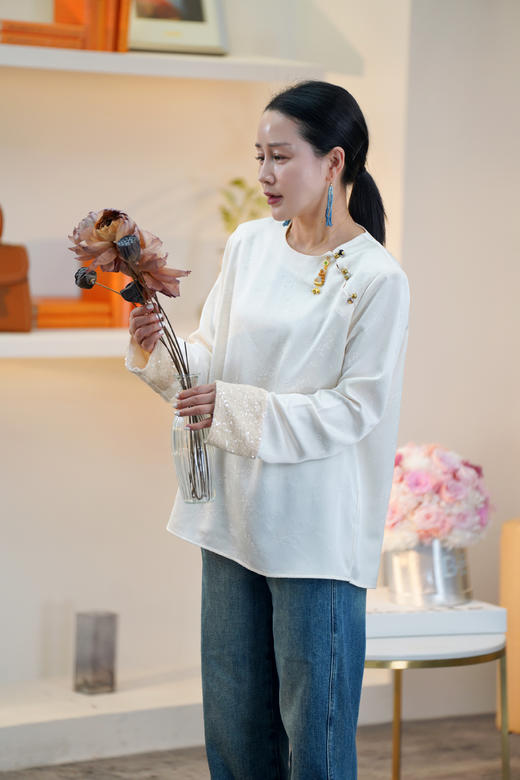 臣禾 吊坠新中式衬衫JZ241080558【金猪甄选】 商品图2