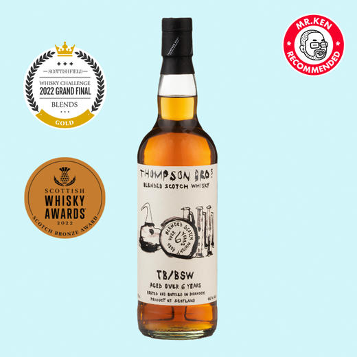 汤普森兄弟-TB/BSW 6年调和苏格兰威士忌（一周内发货） 商品图6