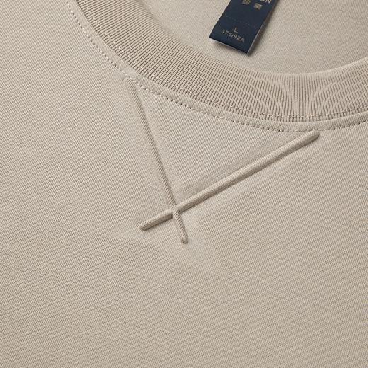 【含桑蚕丝】罗蒙男士夏季亲肤舒适男t恤简约纯色短袖t恤男百搭短袖男 商品图10