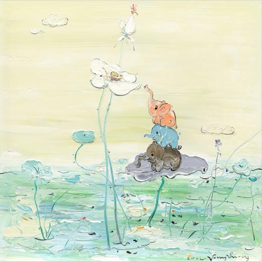 付毅兵《小天使之吻》50版 商品图0