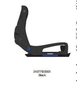 25/26BURTON固定器SO ESCAPADE EST BLACK 商品图0