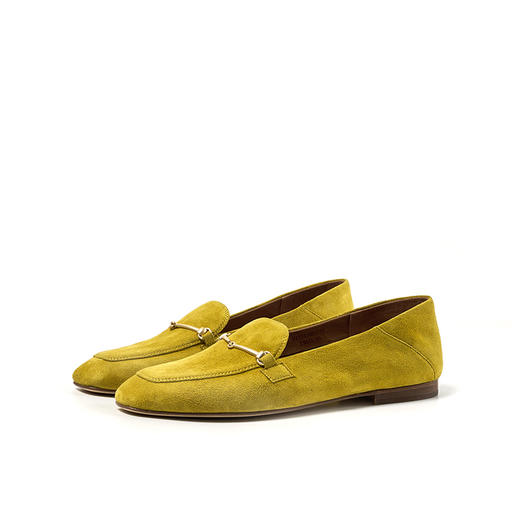 faytobe马衔扣金属乐福鞋25春款通勤乐福鞋多色一脚蹬女精致百搭单鞋 商品图6