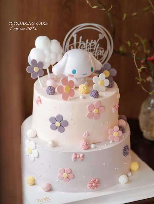 「玉桂狗·Cinnamoroll」翻糖巧克力·100%动物奶油（附图6+8寸双层·提前48小时预订） 商品图3