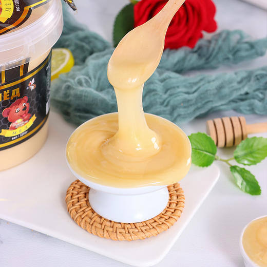 热卖中！！俄罗斯进口椴树蜂蜜 2.5斤/1250g/罐 纯椴树蜂蜜 商品图5