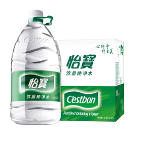 怡宝 饮用水 纯净水4.5L*4整箱