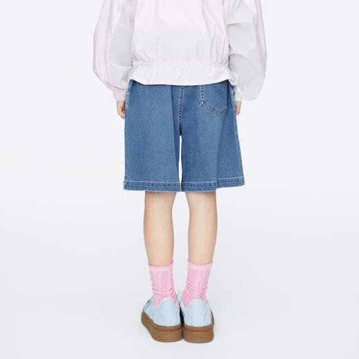 【实体店同款】女童弹力柔软牛仔单裤裤子夏季新款安奈儿童装AG426636 商品图2