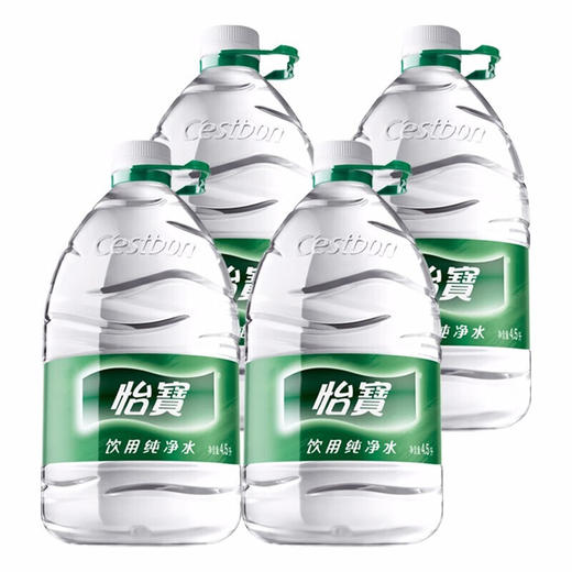 怡宝 饮用水 纯净水4.5L*4整箱 商品图1