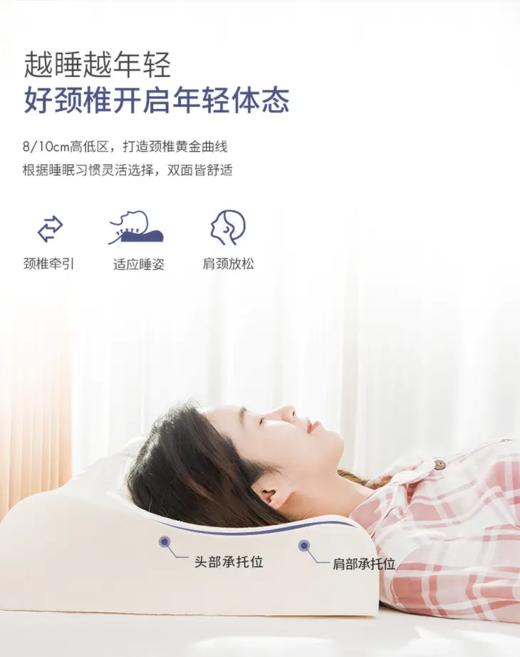 【限时秒杀】自然醒乳胶枕头天然泰国进口防螨护颈椎助睡眠单人记忆枕头枕芯（不参与优惠券） 商品图2