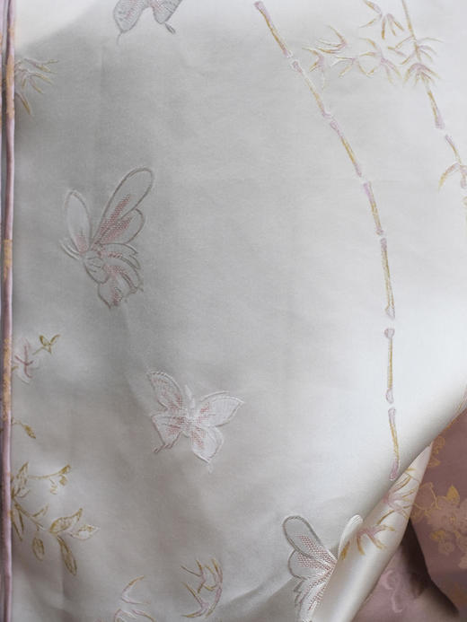 瑕疵|盛唐牡丹 |文竹戏蝶真丝提花上衣[特价品](特殊商品不退不换) 商品图6