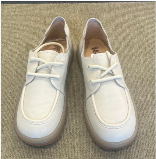 西村名物2024年春季新款圆通系带乐福鞋X24AM10181 商品图3