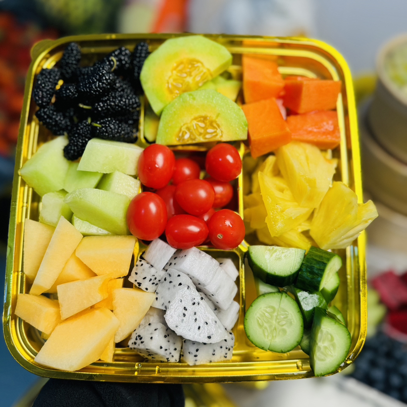 九分格果切拼盘 约600g