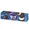 韩国进口乐天巧克力奶油味夹心饼干105g/盒 商品缩略图0