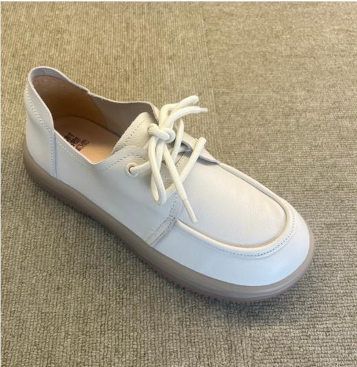 西村名物2024年春季新款圆通系带乐福鞋X24AM10181 商品图0