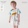 马克珍妮夏装新款 男童趣味涂鸦全棉短袖T恤230789 商品缩略图0