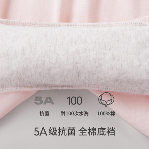 Threegun三枪 【舒肤棉】女士家居平角裤内裤打底裤（1条装）-50734B011 商品图6