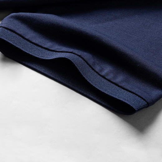 【含桑蚕丝】罗蒙男士夏季商务polo衫男短袖男夏季薄款绣花冰丝t恤男短袖 商品图7