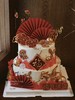 「福气满满，吉祥如意」锦鲤红金系·长辈祝寿·双层多层·100%动物奶油（提前24小时预订） 商品缩略图1