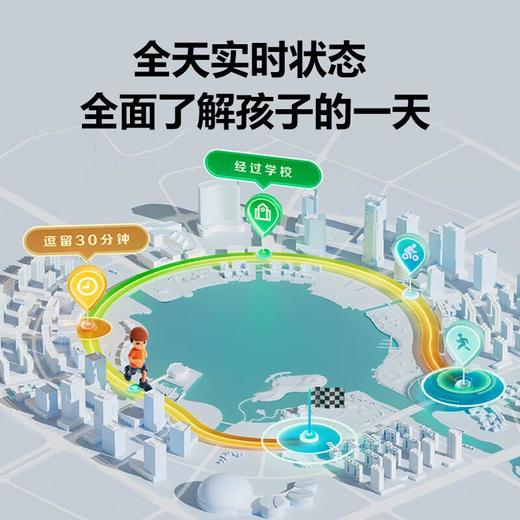 小天才儿童电话手表Z6 Pro翻转双摄学生智能电子GPS楼层定位运动防水  星云粉 商品图2