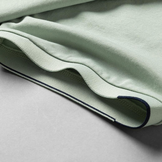 【含桑蚕丝】罗蒙夏季男士商务polo衫男短袖男夏季薄款绣花冰丝t恤男短袖 商品图5