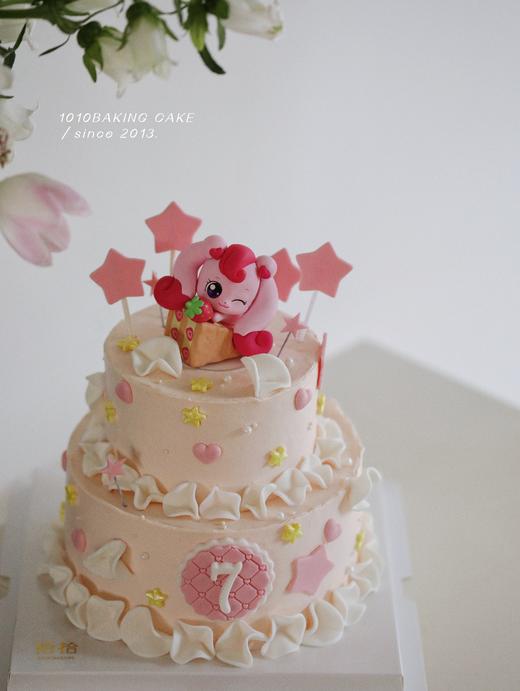 「萌可·正版盲盒」岁数可改·翻糖巧克力·100%动物奶油（附图4+6寸双层·提前4天预订） 商品图2