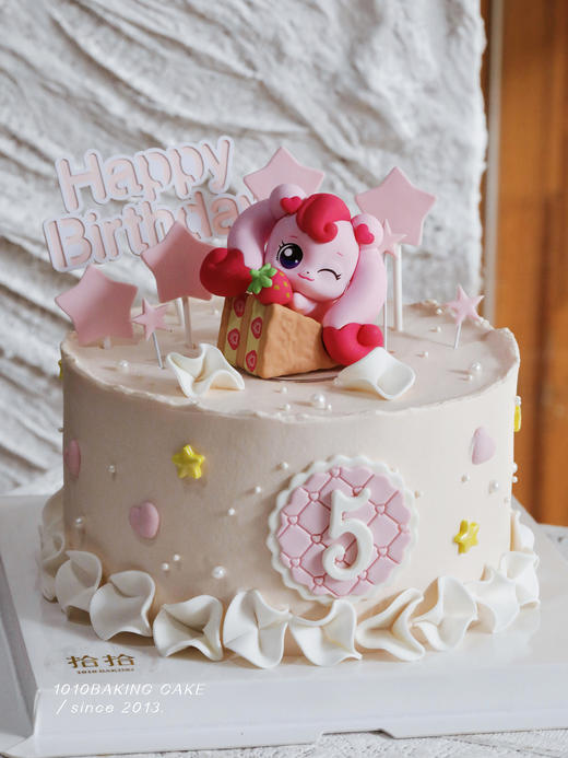 「萌可·正版盲盒」岁数可改·翻糖巧克力·100%动物奶油（附图6寸·提前4天预订） 商品图1