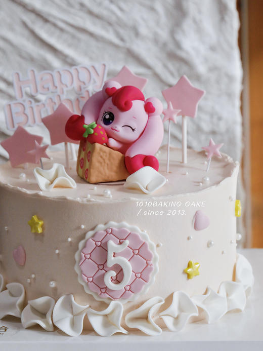 「萌可·正版盲盒」岁数可改·翻糖巧克力·100%动物奶油（附图6寸·提前4天预订） 商品图3