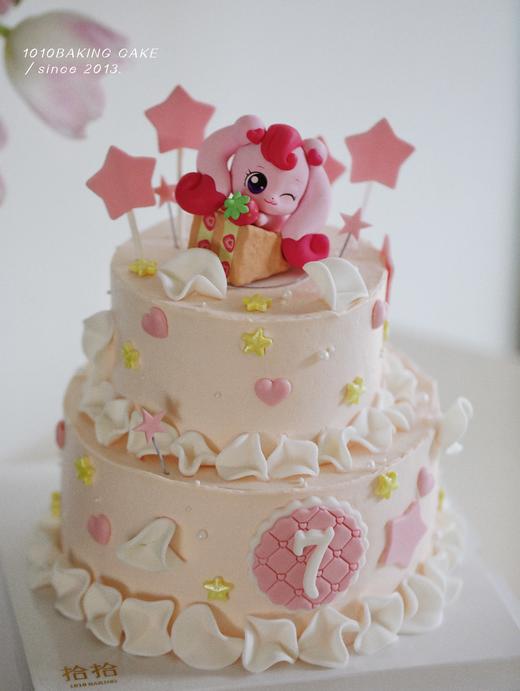 「萌可·正版盲盒」岁数可改·翻糖巧克力·100%动物奶油（附图4+6寸双层·提前4天预订） 商品图0