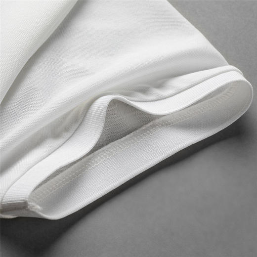 【含桑蚕丝】罗蒙男士珠片绣花polo衫男短袖夏季运动t恤男短袖t恤男 商品图13