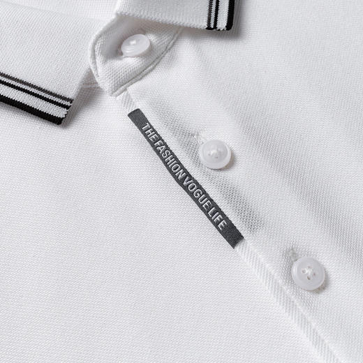 【含桑蚕丝】罗蒙男士万针绣户外polo衫男短袖夏季薄款运动t恤男短袖 商品图10