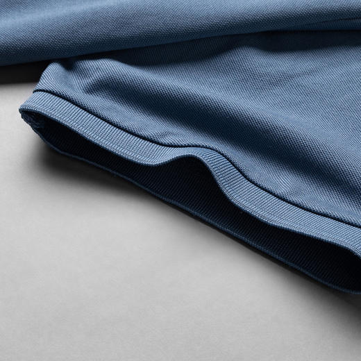 【含桑蚕丝】罗蒙男士刺绣口袋polo衫男短袖男夏季冰丝t恤男士短袖 商品图9