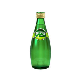PERRIER巴黎水气泡水玻璃瓶 柠檬味330ml